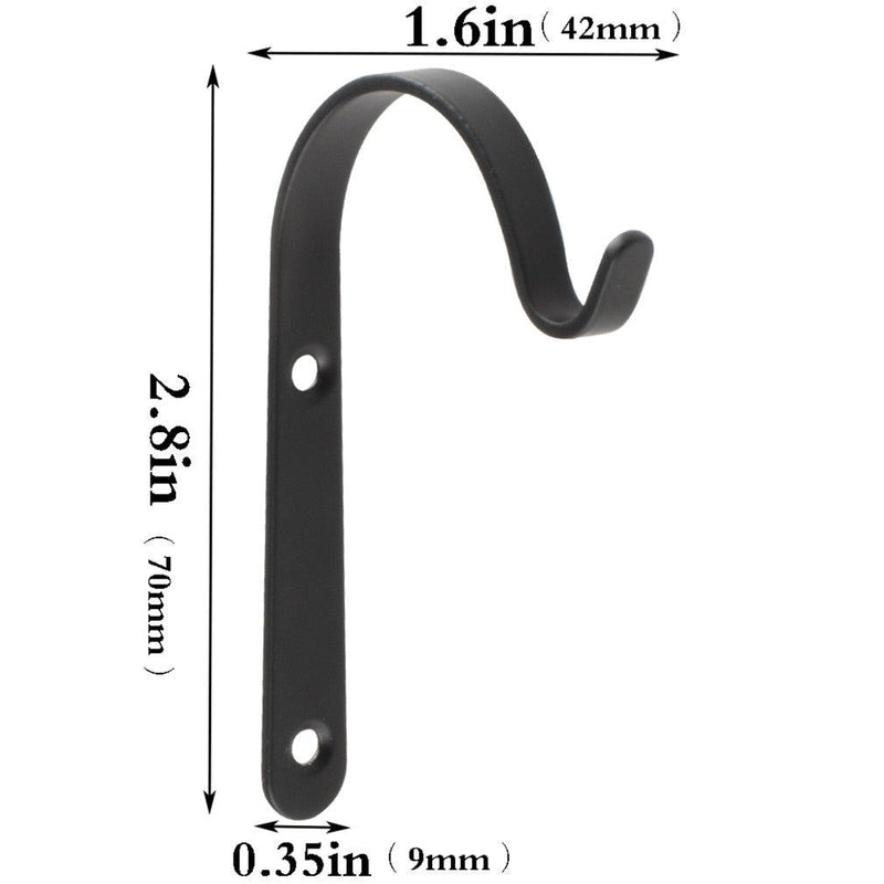 Conjunto Suporte De Pendurar De Metal Em Formato De J - Vaste