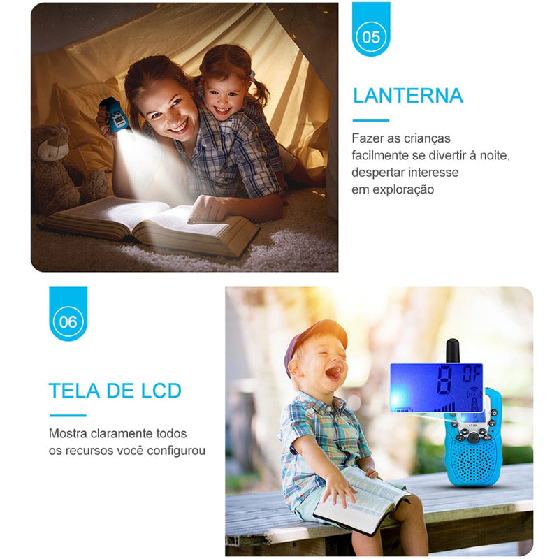 Walkie Talkie Portátil infantil - Vaste